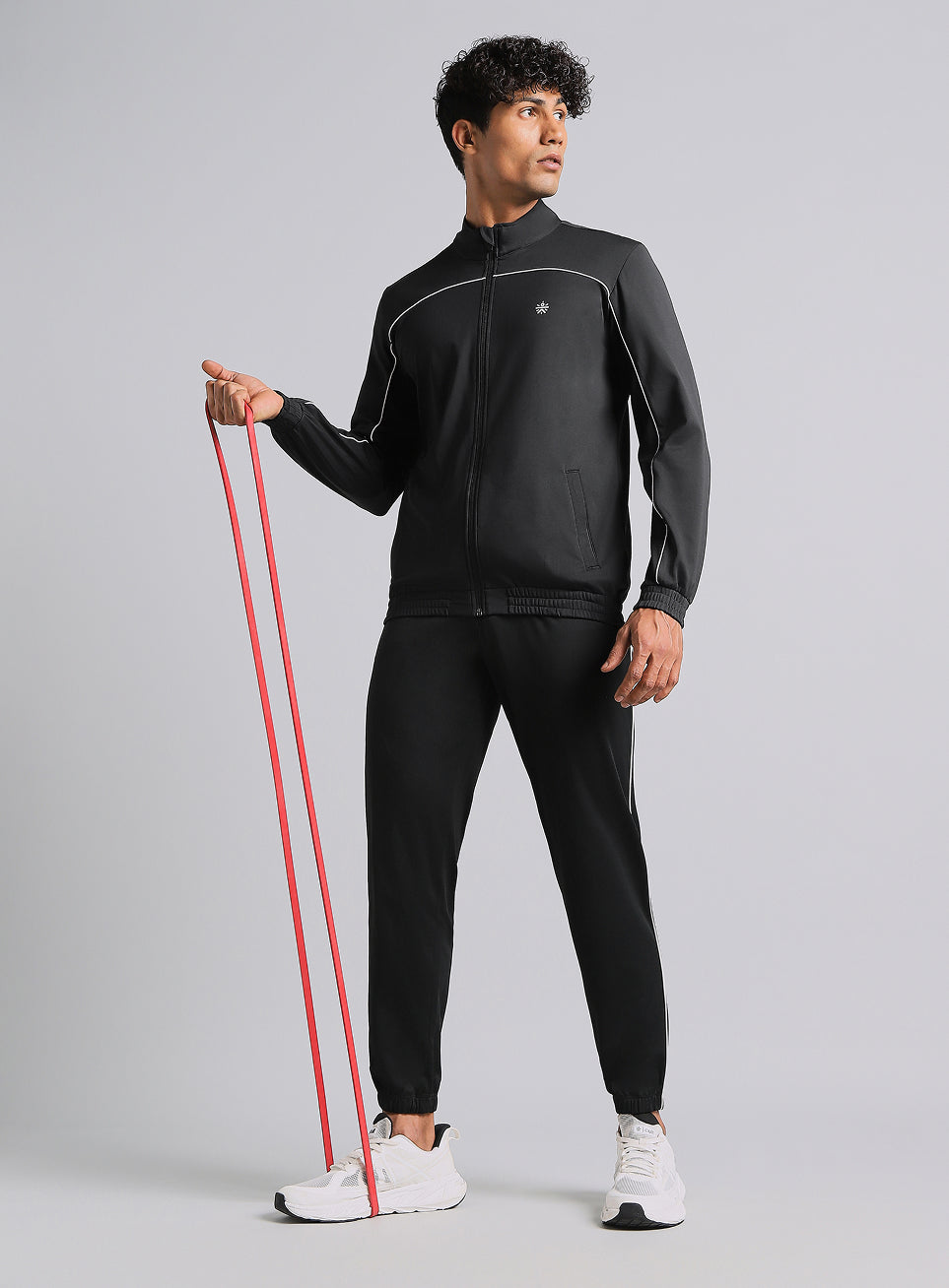 Men's Black Training All Format Tracksuit