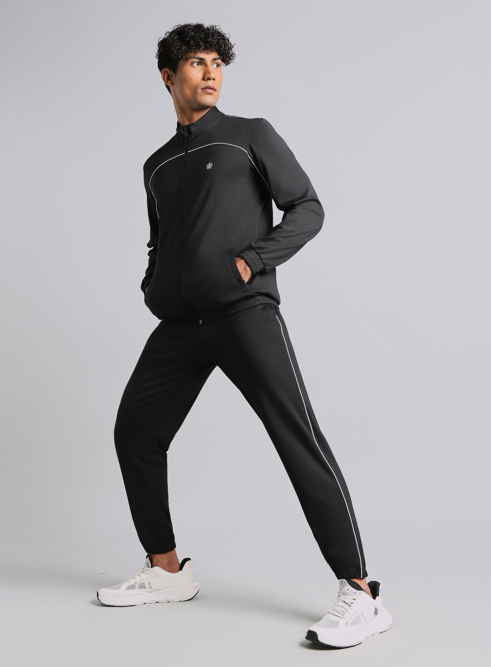 Men's Black Training All Format Tracksuit