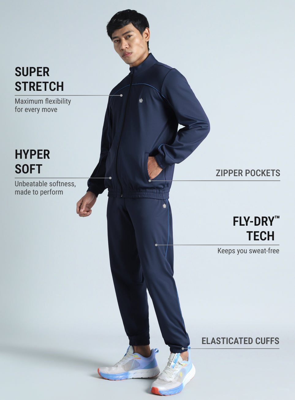 Men's Navy Training All Format Tracksuit