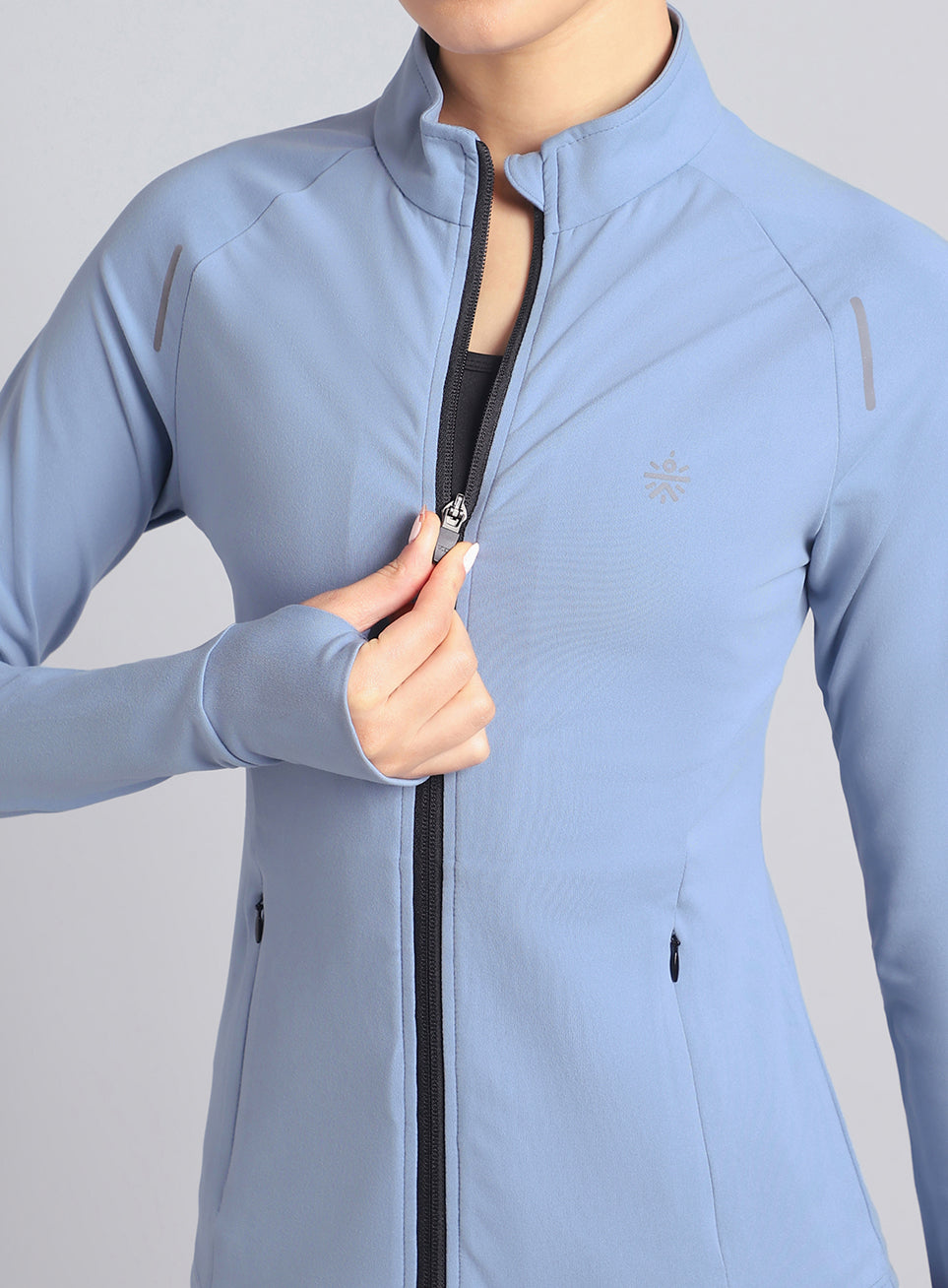Women's Blue Performance Training Essential COMFlex Jacket
