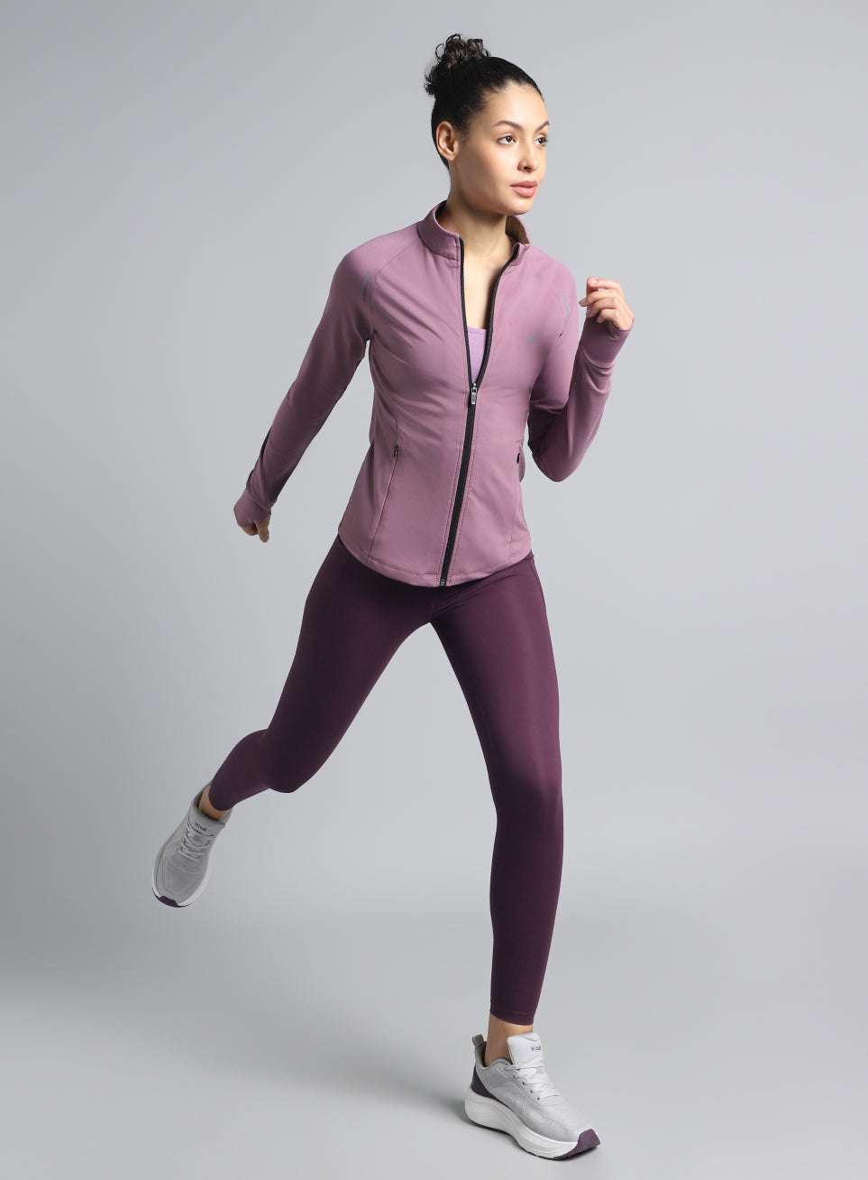 Women's Purple Performance Training Essential COMFlex Jacket