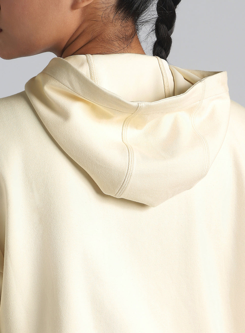 Women's Off White Workout Essential Cropped Jacket