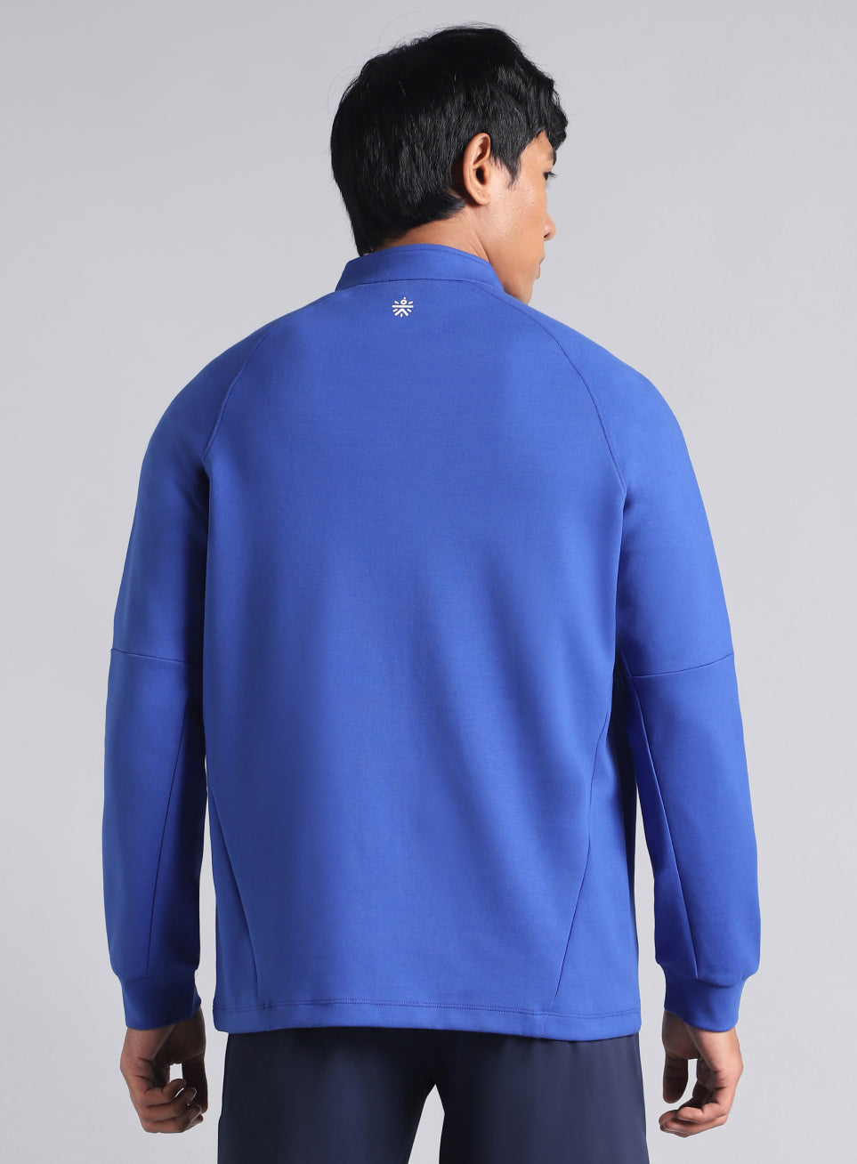 Men's Blue Training Essential Mid Layer Jacket
