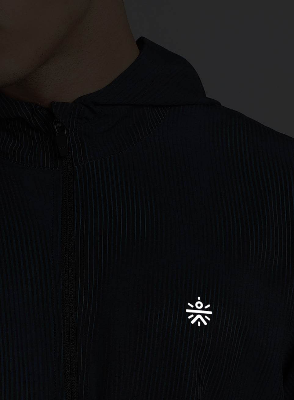 Men's Teal Urban Camo Run Lightweight Jacket