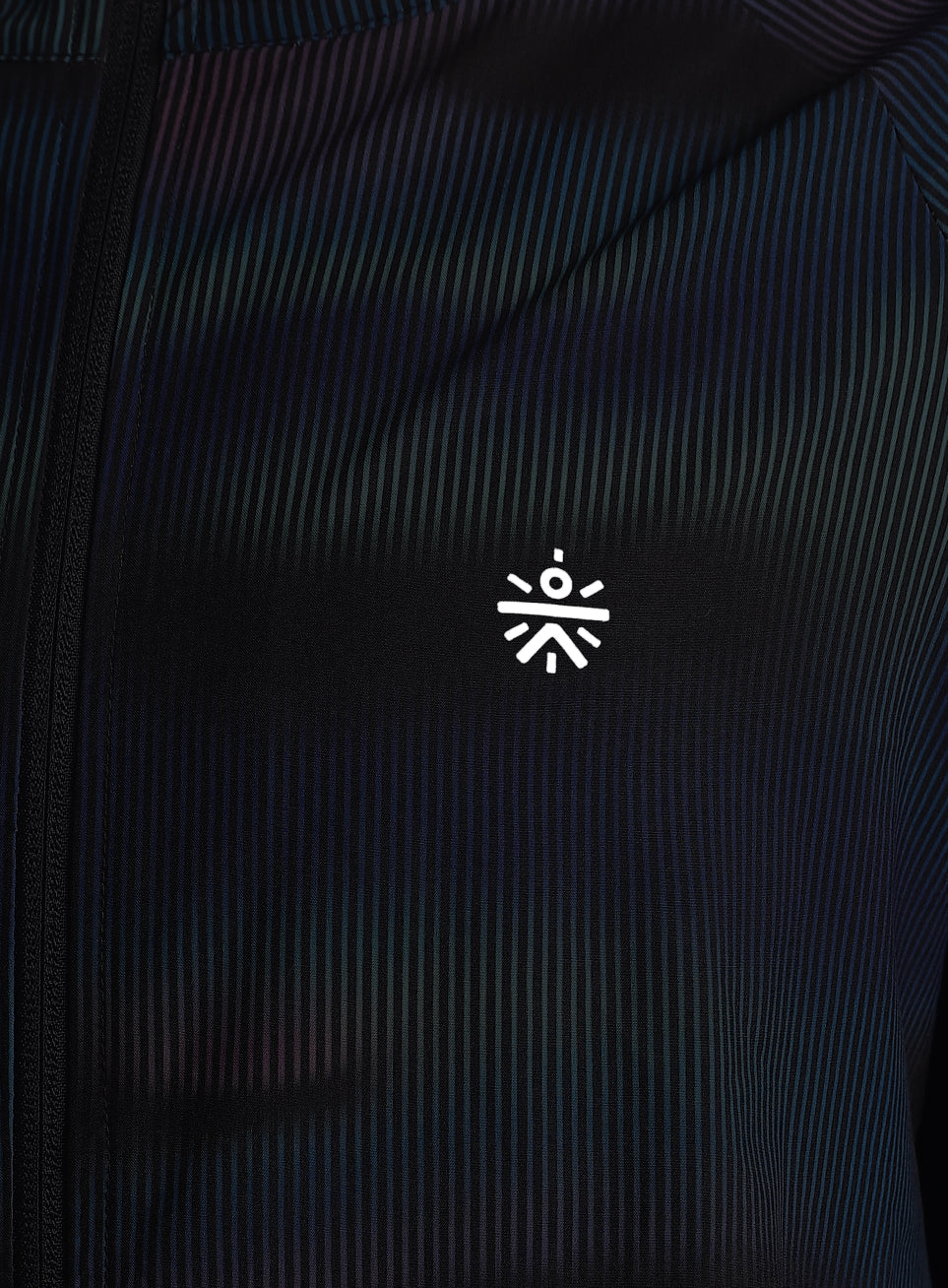 Women's Blue Energy Map All Over Print Lightweight Jacket