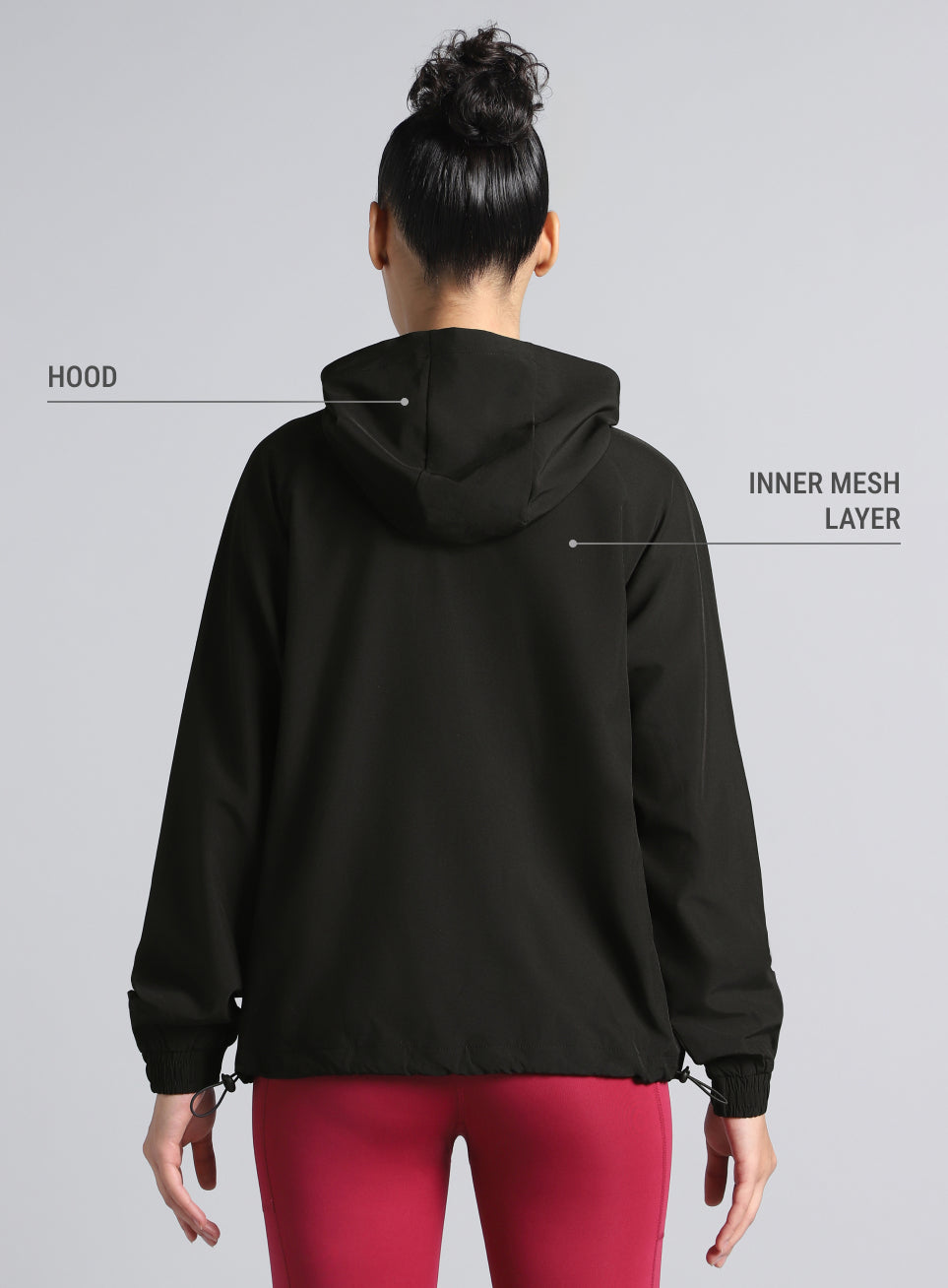 Women's Black Train All Day Training Jacket