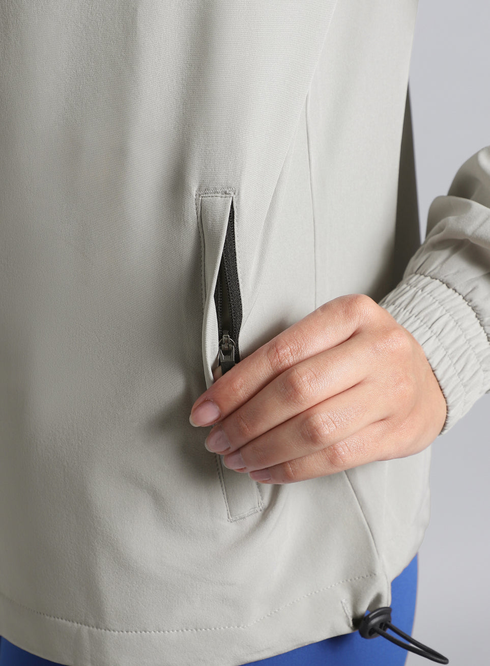 Women's Lt. Grey Train All Day Training Jacket