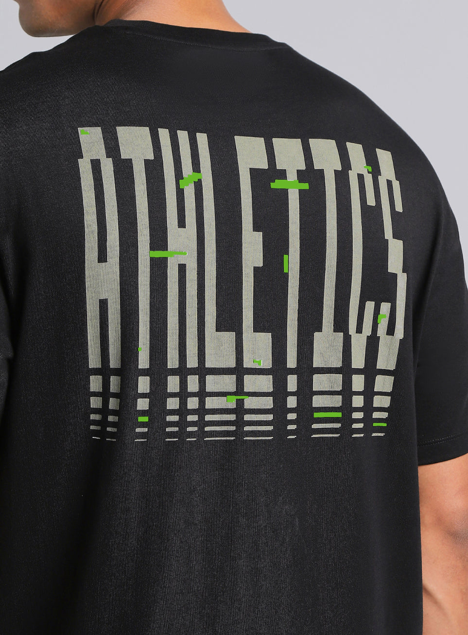 Men's Black True Athletics Graphic Relaxed Fit T-shirt