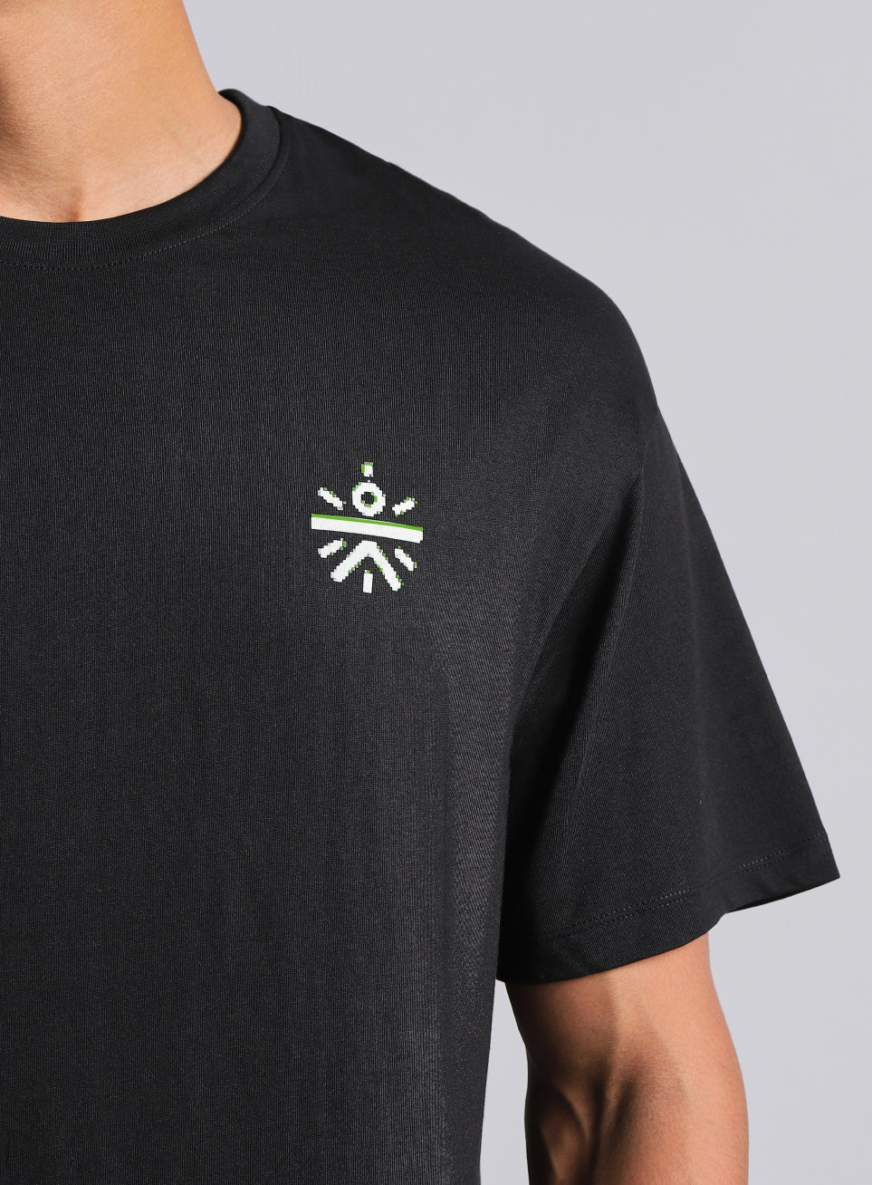 Men's Black True Athletics Graphic Relaxed Fit T-shirt