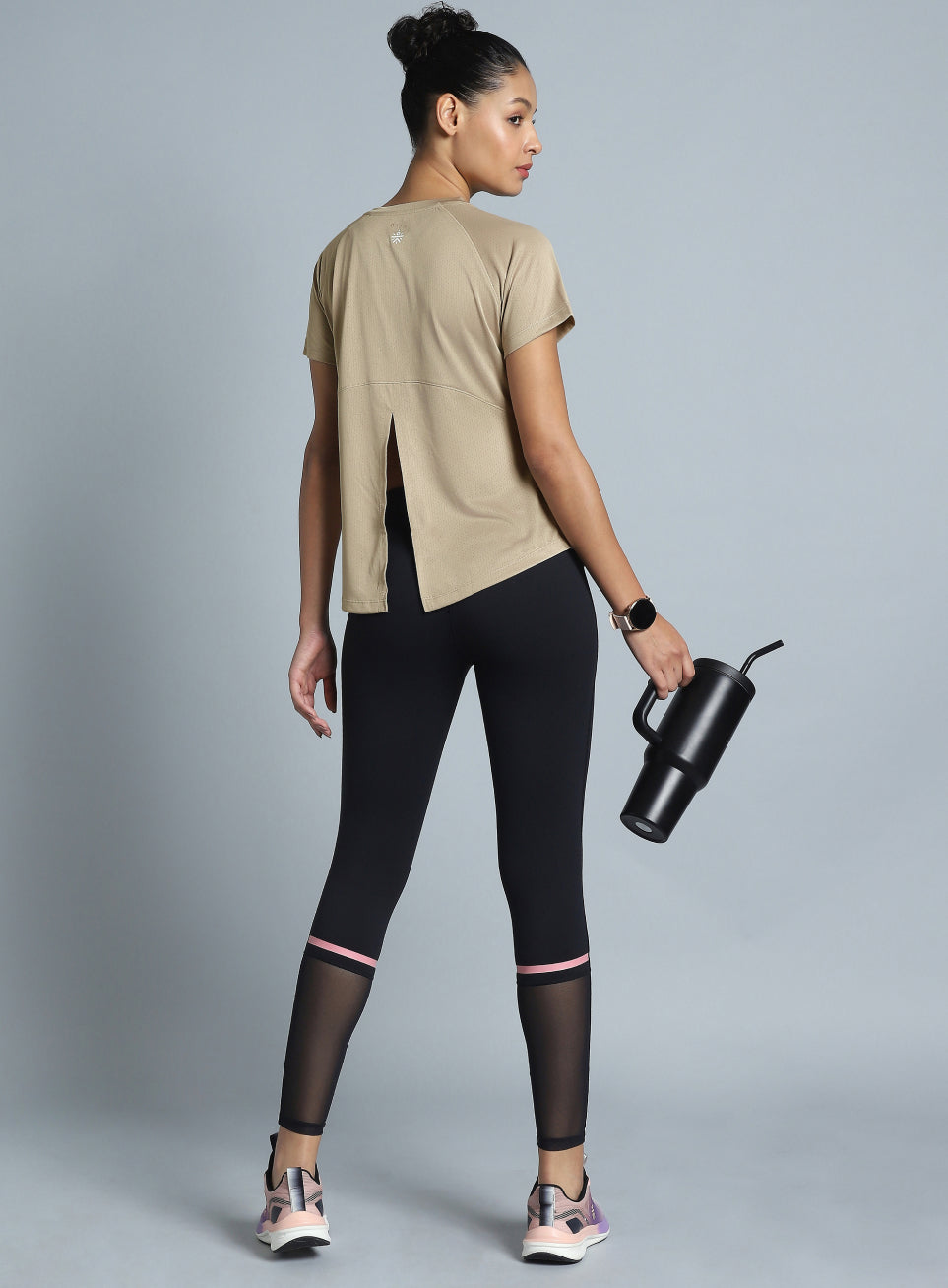 Women's Beige Flow HIIT Top