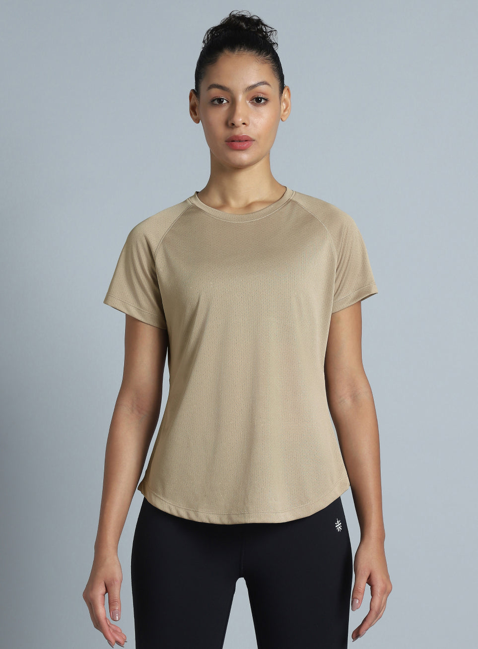 Women's Beige Flow HIIT Top