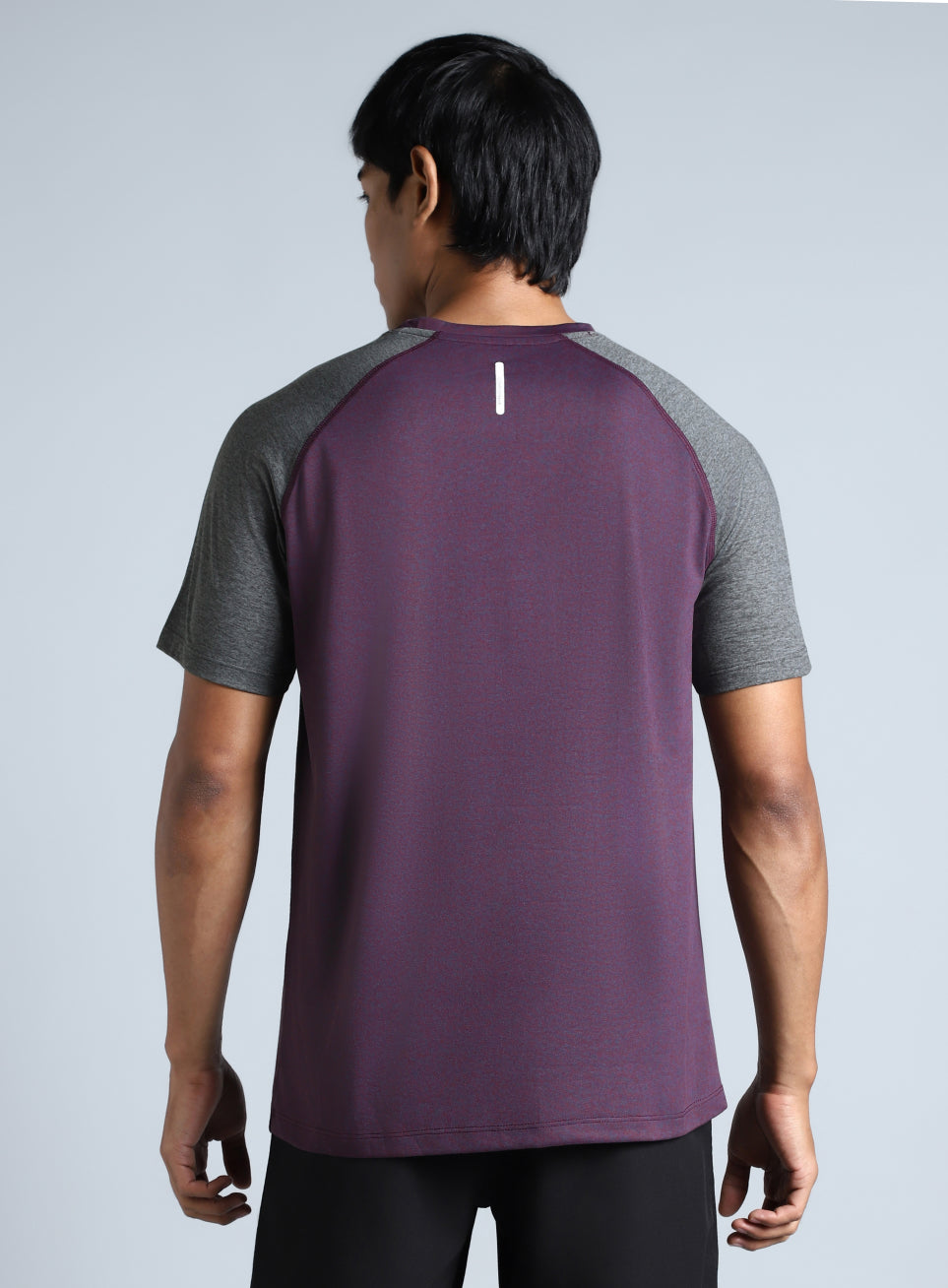 Men's Purple Colourblocked COMFORtech T-shirt