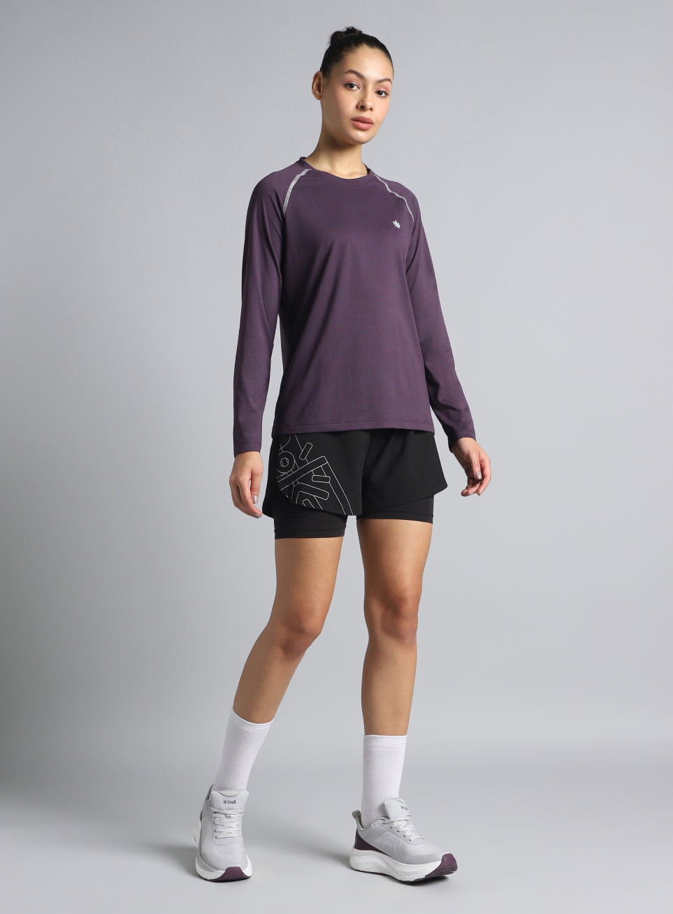 Women's Purple Active Day COMFORtech™ Full Sleeve T-Shirt