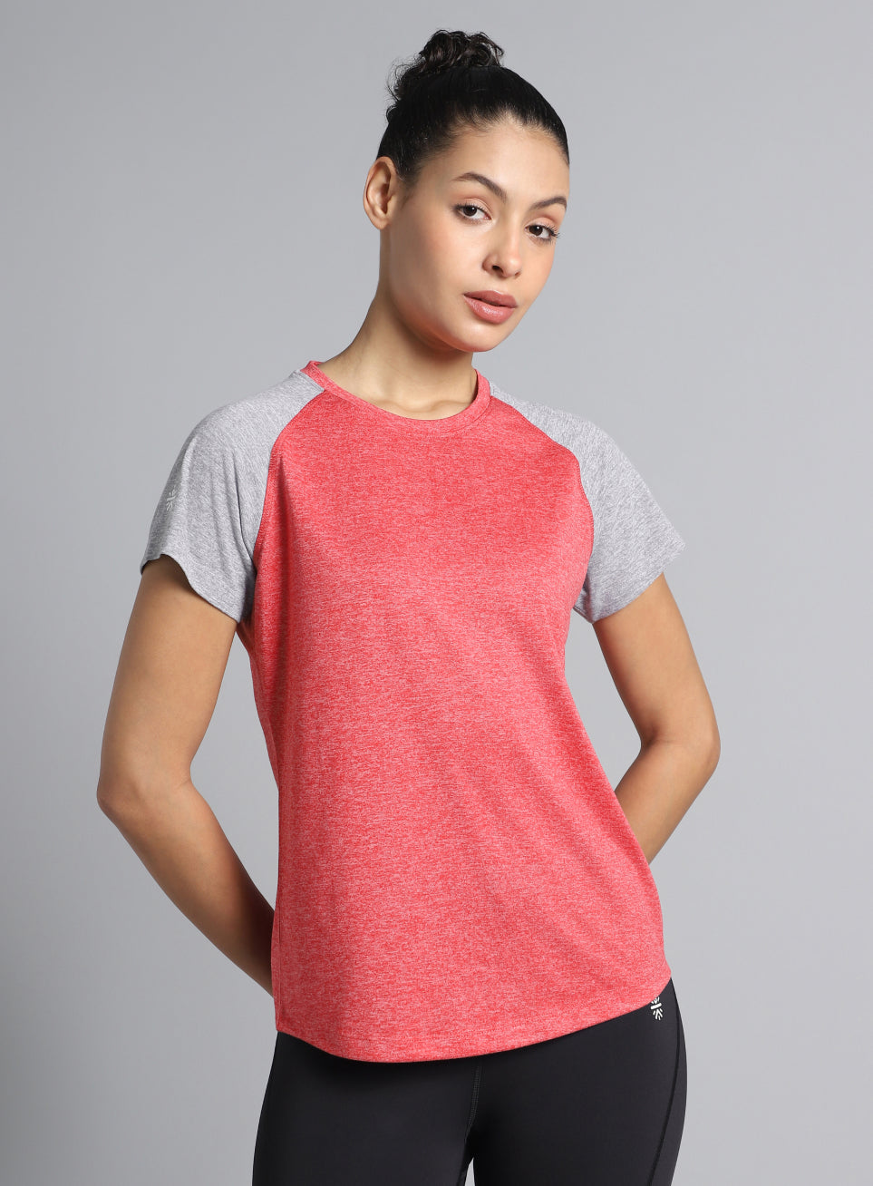 Women's Red Active COMFORtech™Colorblock T-shirt