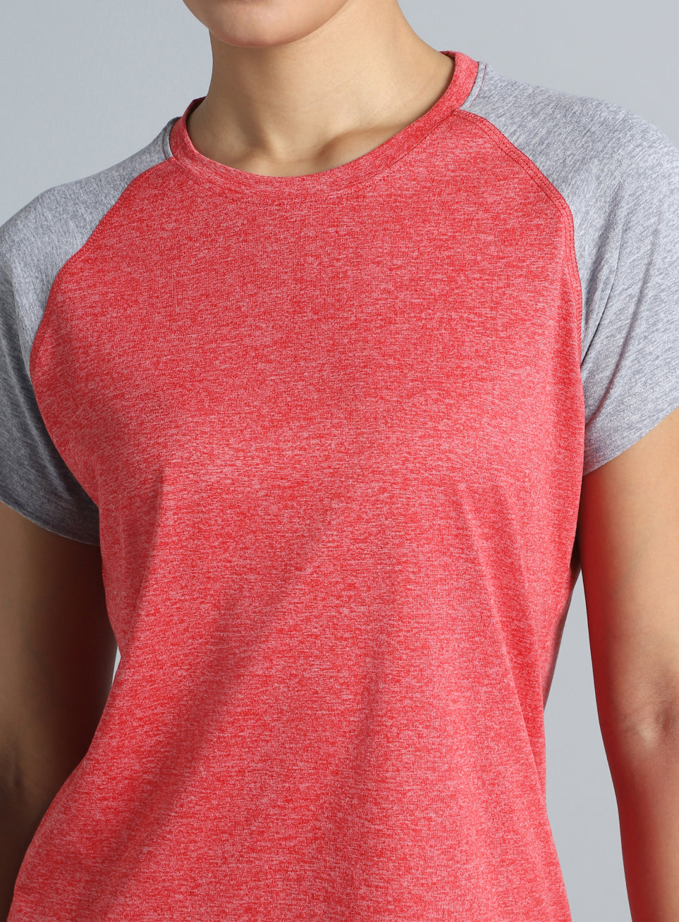 Women's Red Active COMFORtech™Colorblock T-shirt