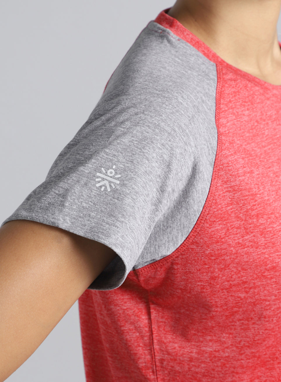 Women's Red Active COMFORtech™Colorblock T-shirt