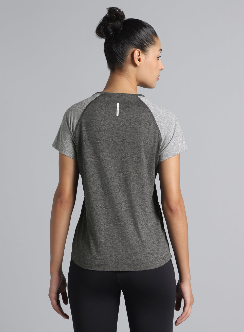 Women's Grey Active COMFORtech™ Colorblock T-shirt