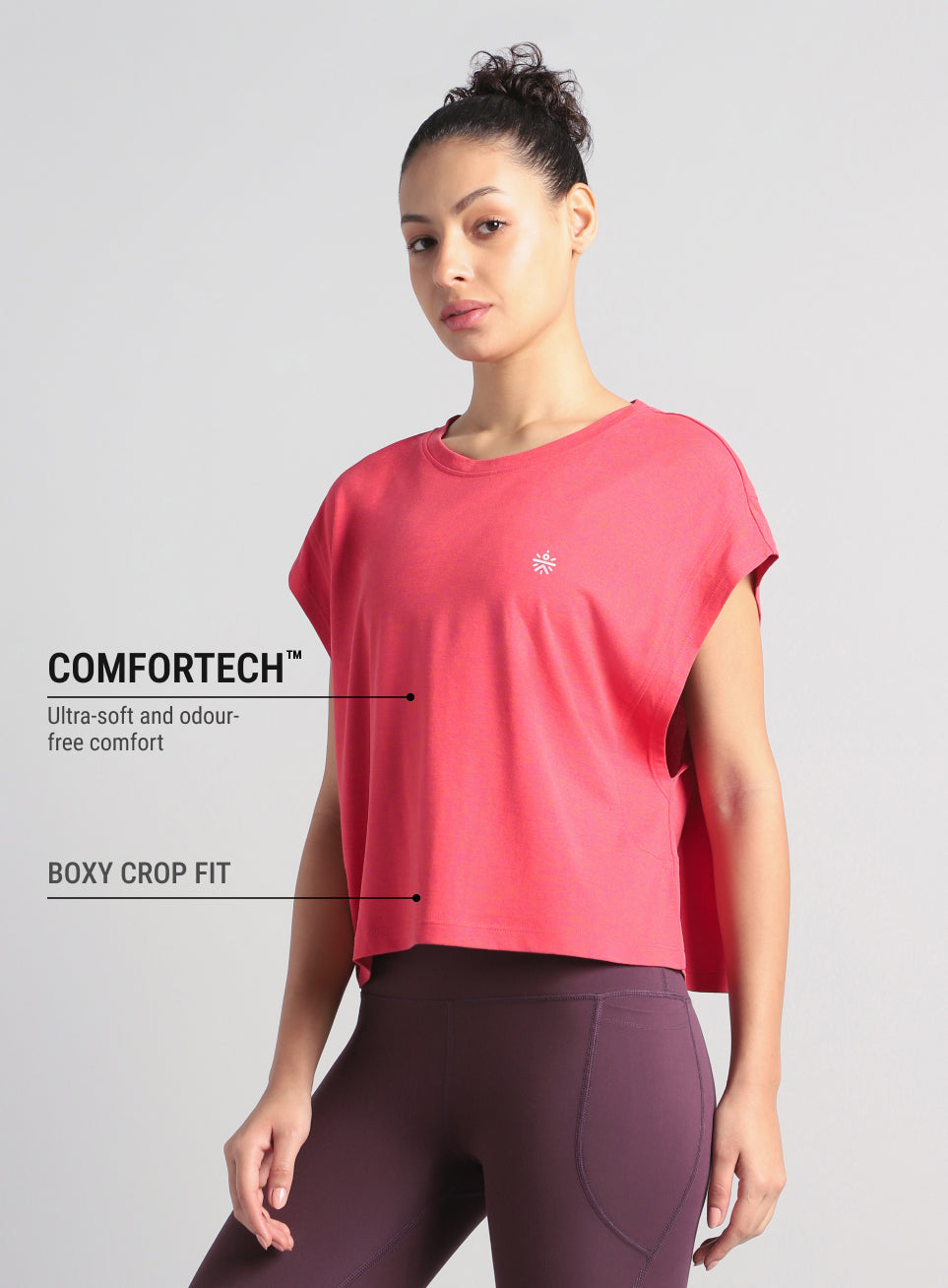 Women's Pink Muscle Flex COMFORtech™ T-shirt