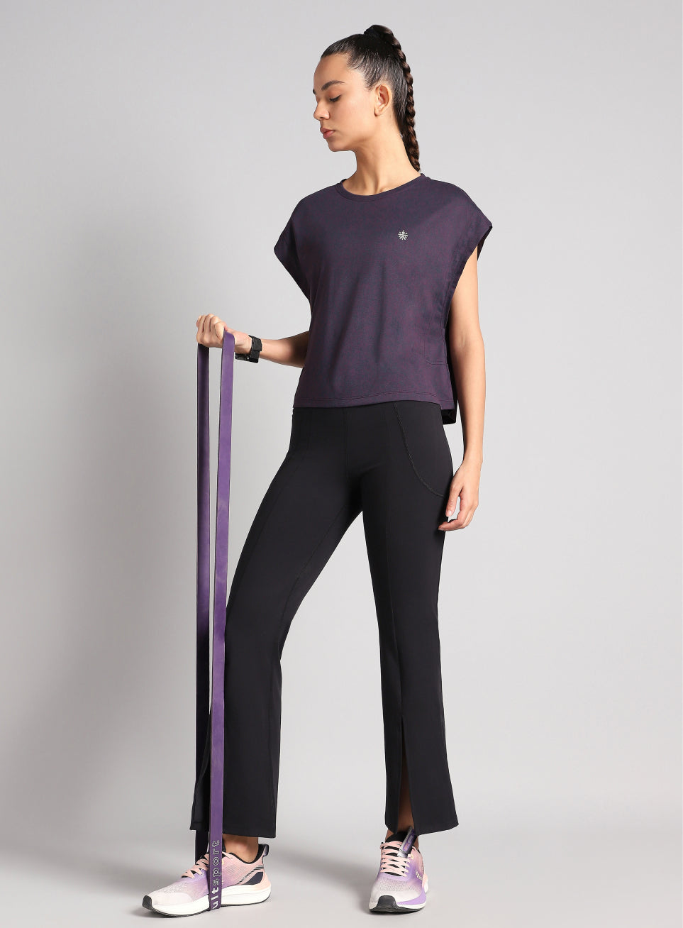 Women's Purple Muscle Flex COMFORtech™ T-shirt