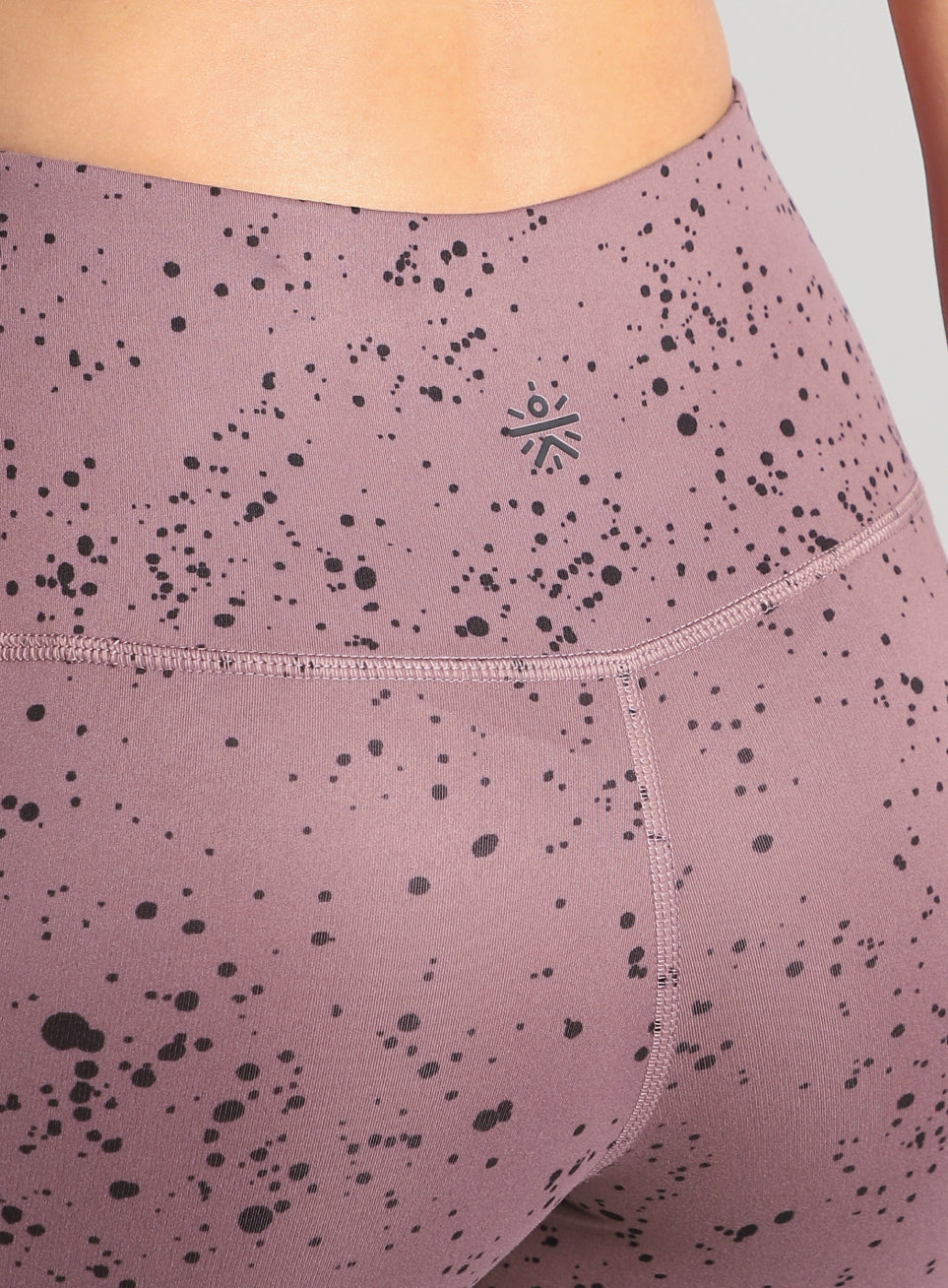 Women's Brown Printed Train All Day COMFlex Tights