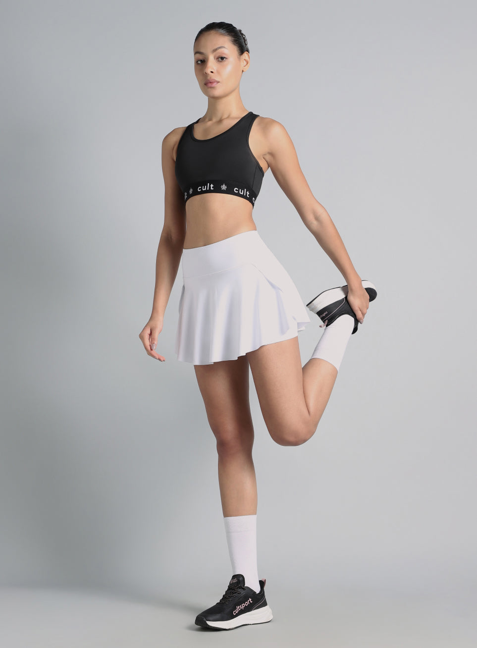 Women's Black Move Easy High Support Sports Bra