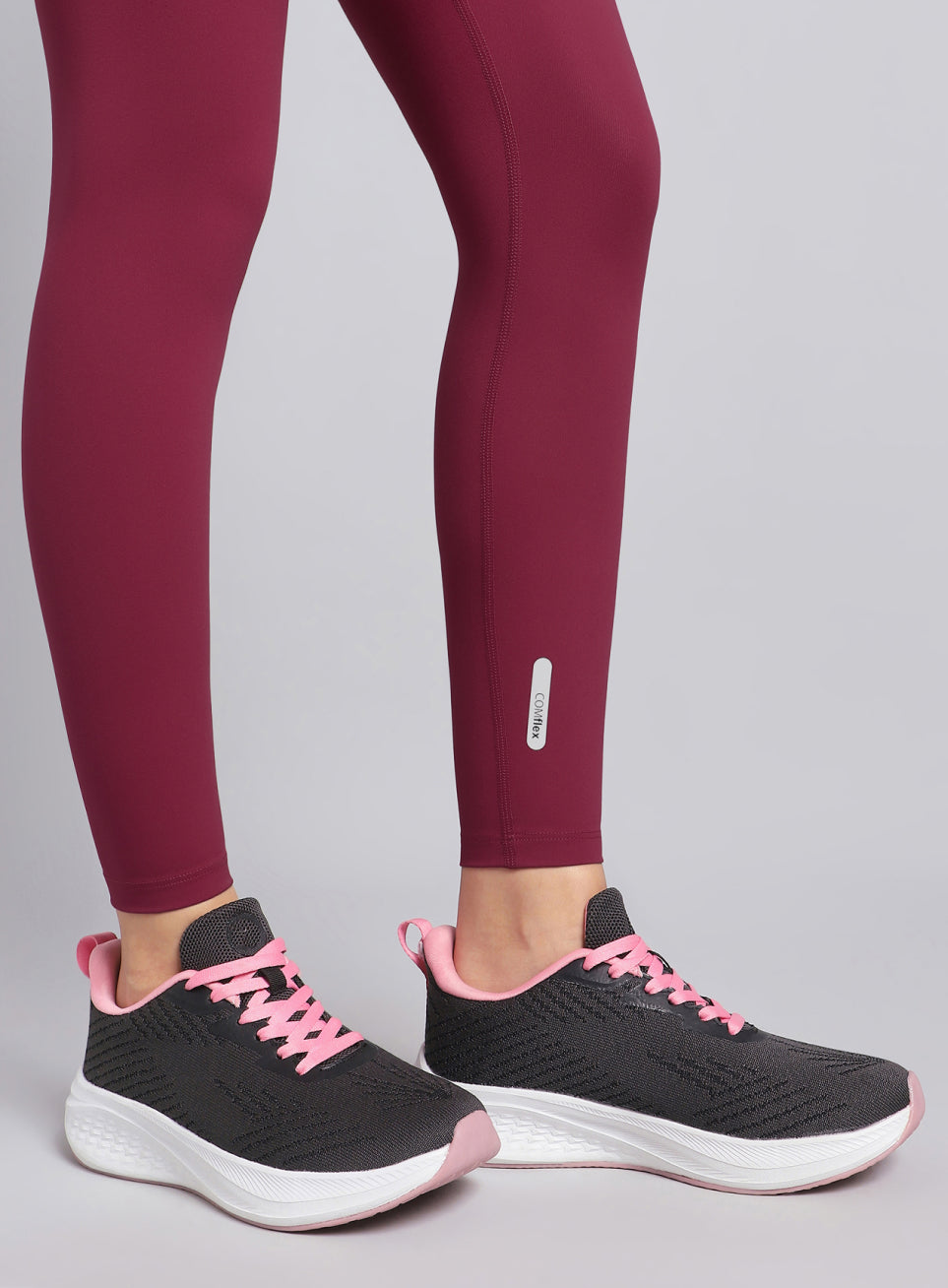 Women's Maroon Move Easy COMFlex Tights