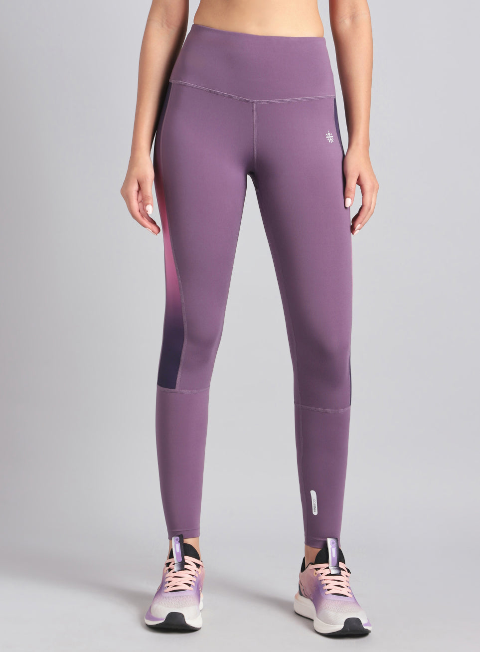 Women's Purple Energy Print Training COMFlex Tights