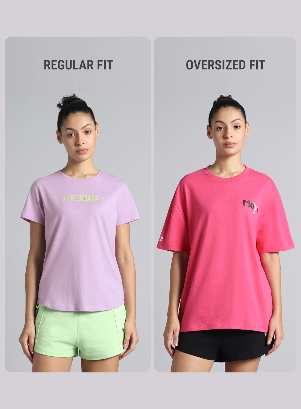 Women's Pink Move Oversized T-shirt
