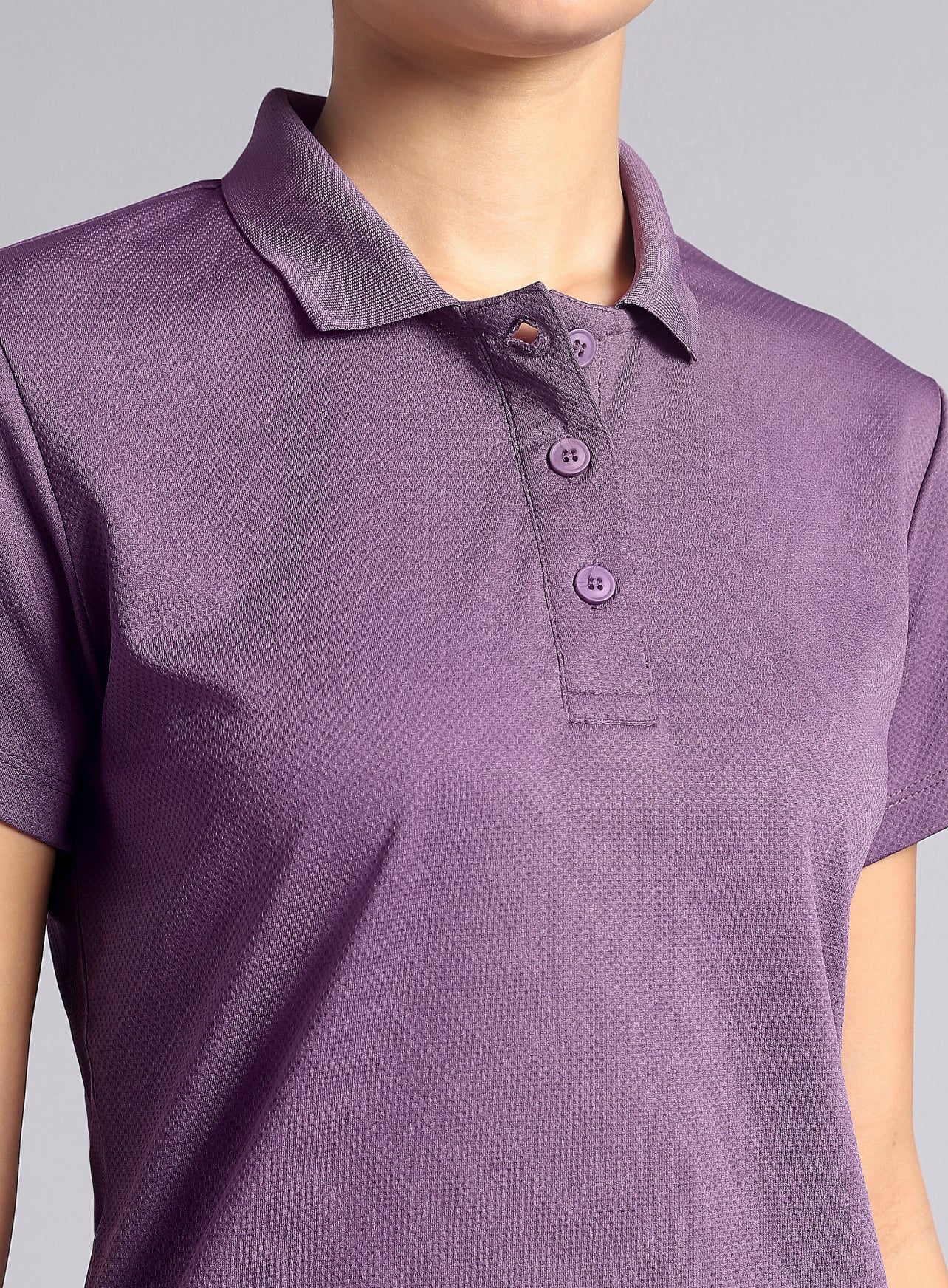 Women's Purple Performance Training Polo