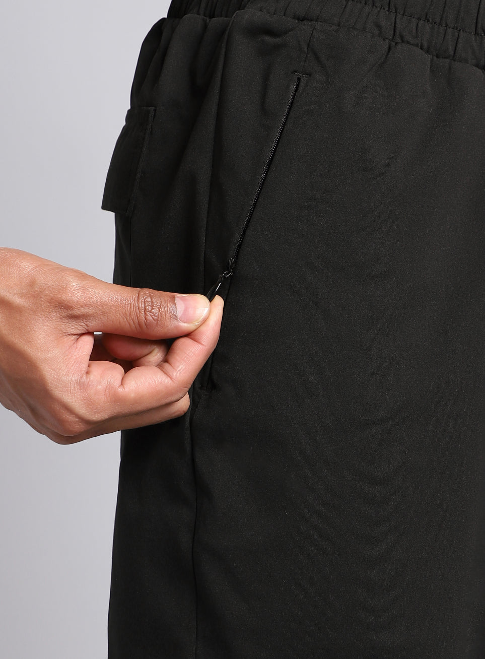 Men's Black Airport Travel Trackpants