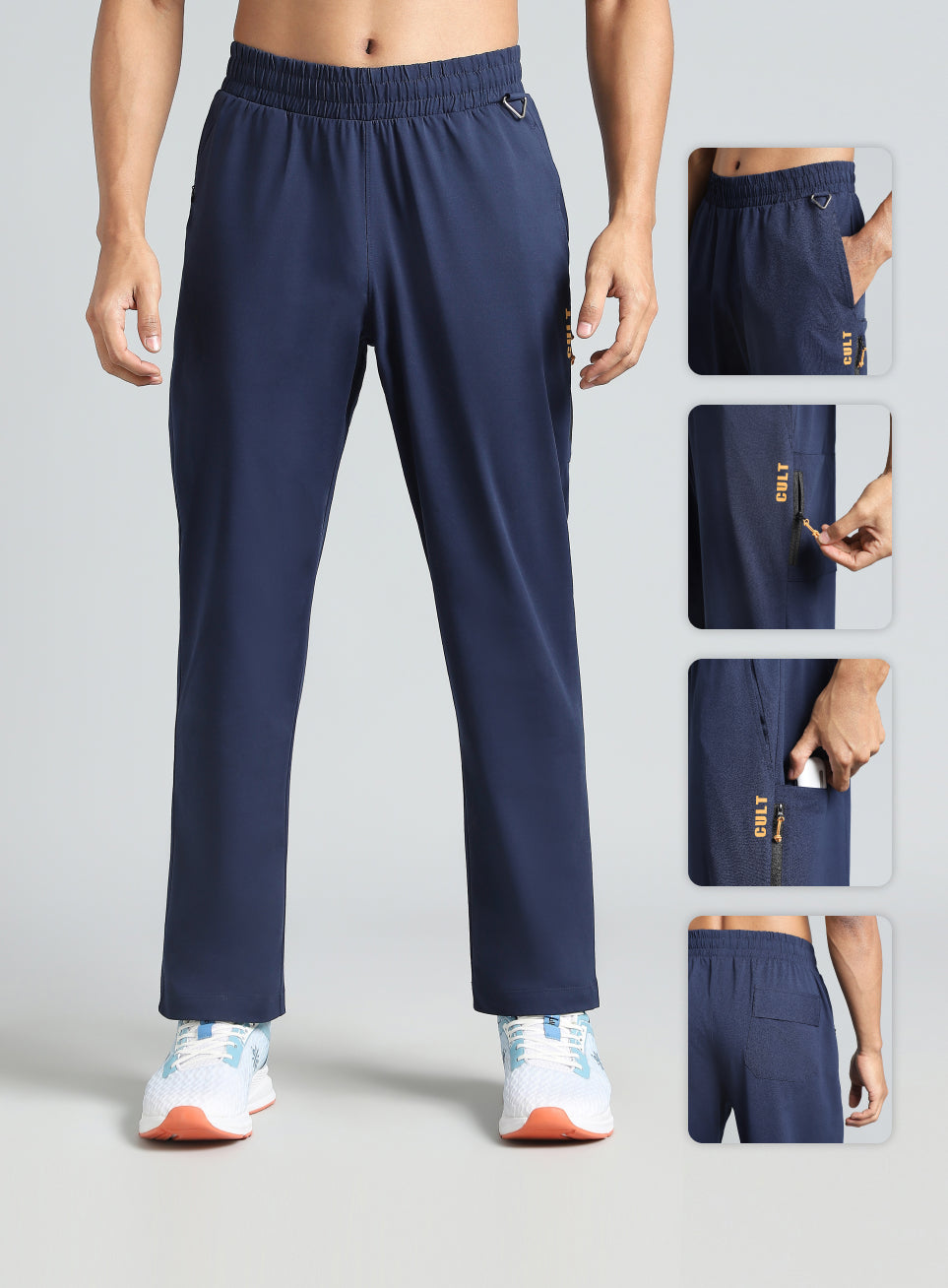 Men's Navy Airport Travel Trackpants