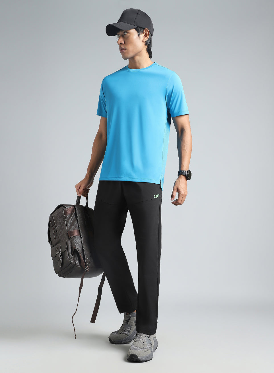 Men's Black Trail Blaze Outdoor Trackpants