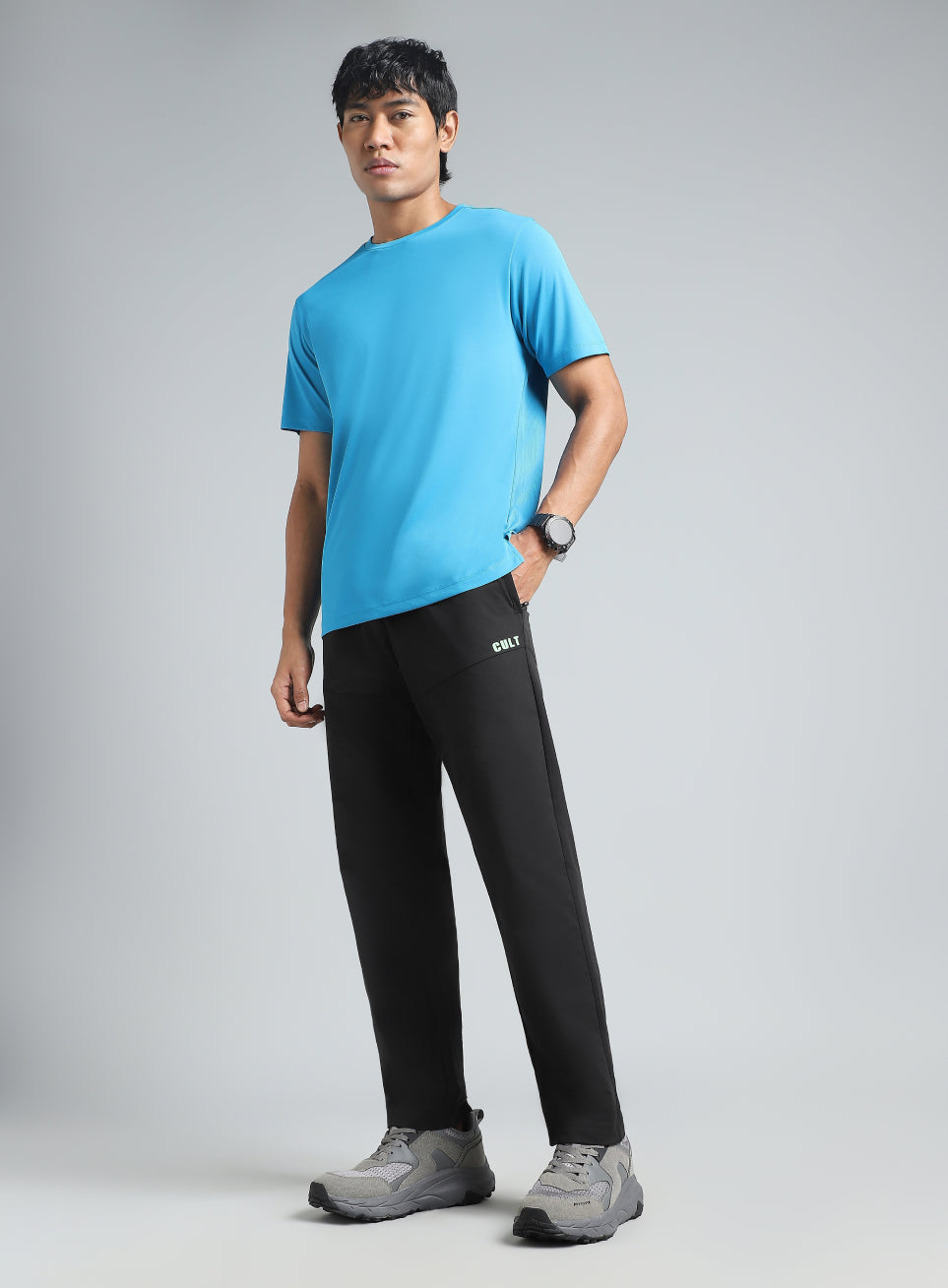 Men's Black Trail Blaze Outdoor Trackpants