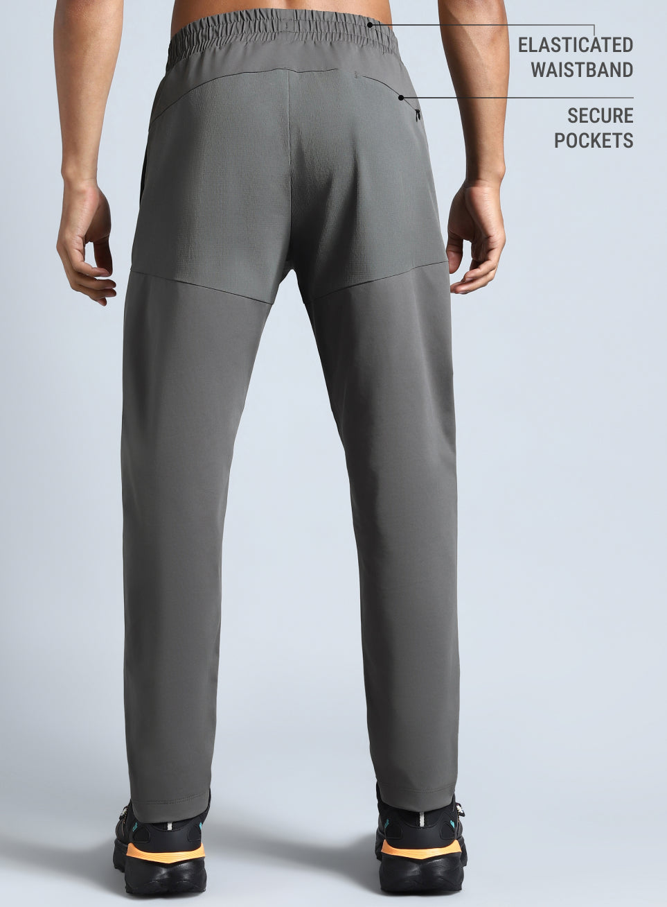 Men's Dark Grey Trail Blaze Outdoor Trackpants