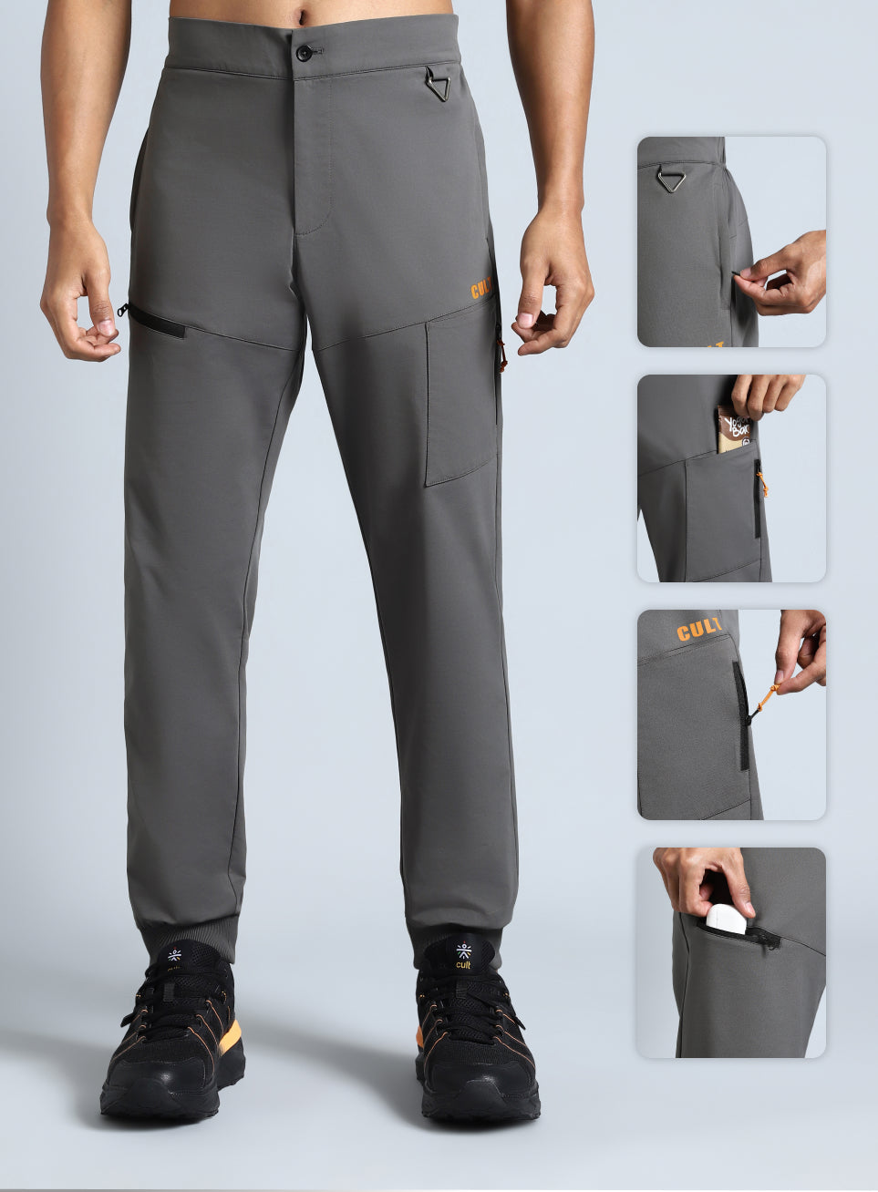 Men's Dark Grey Metro City Travel Jogger