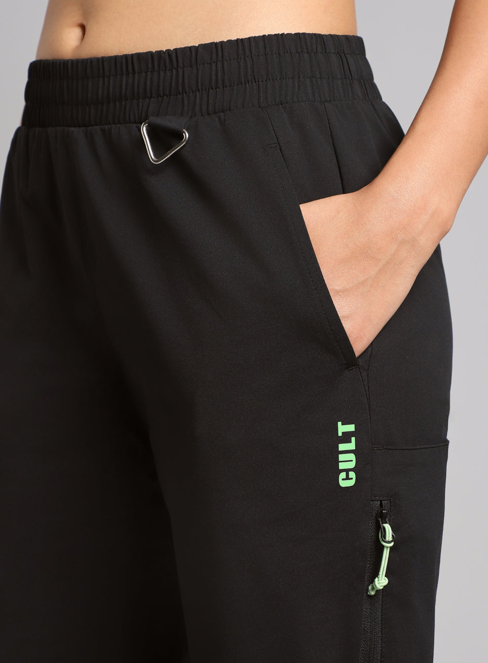 Women's Black Airport Travel Joggers