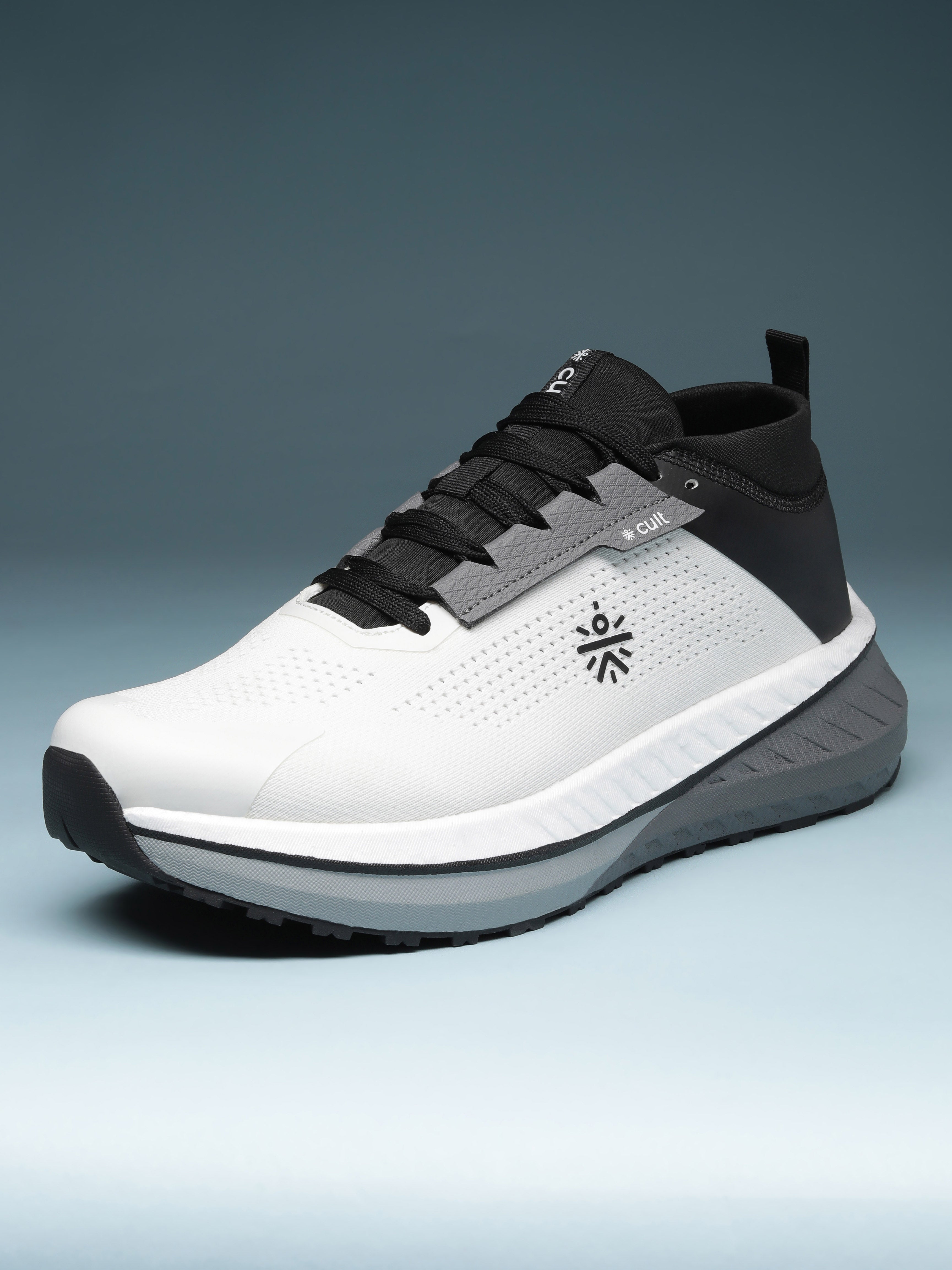 cult Men's GlideMax Running Shoes - White/Black