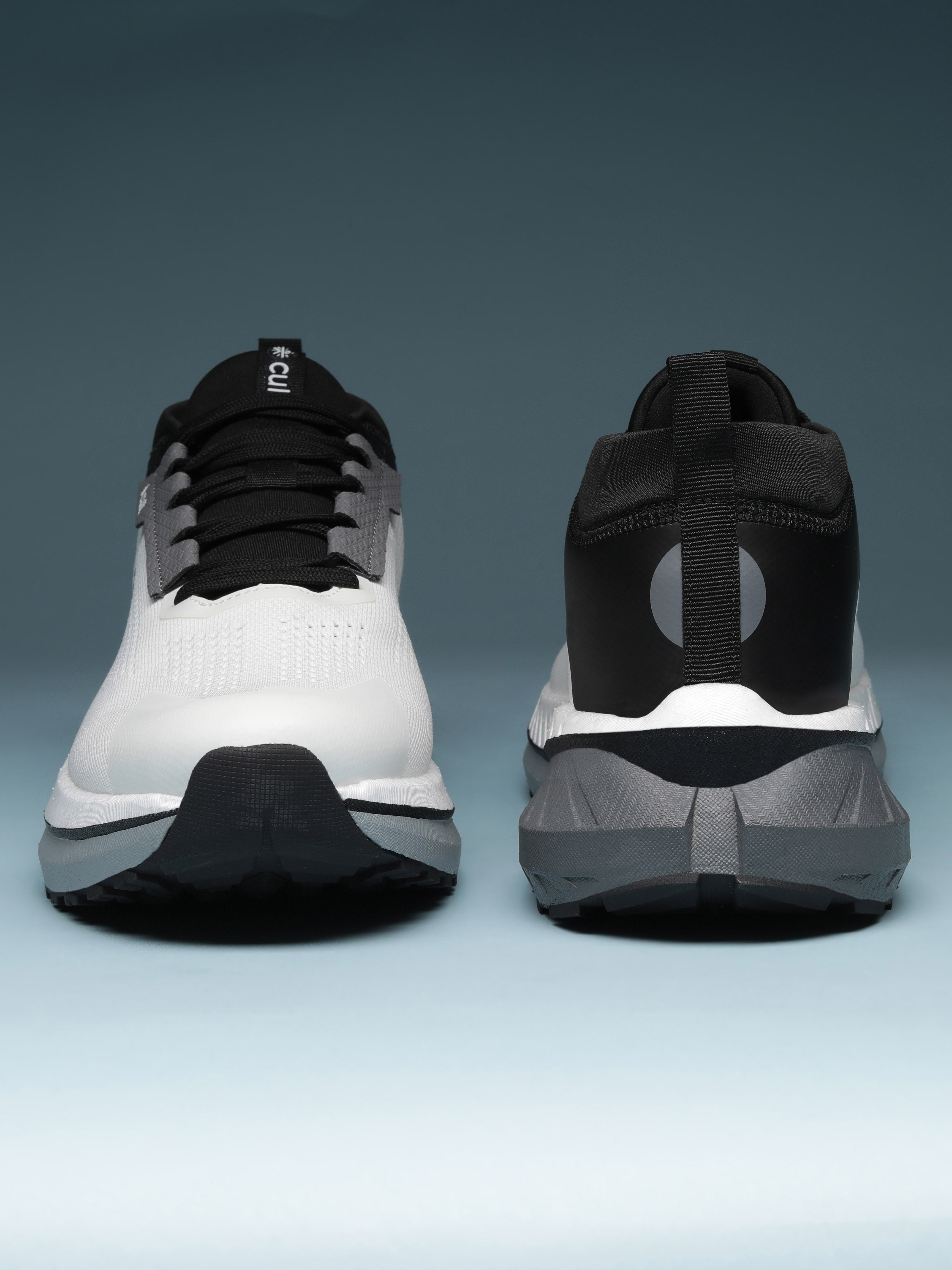 cult Men's GlideMax Running Shoes - White/Black