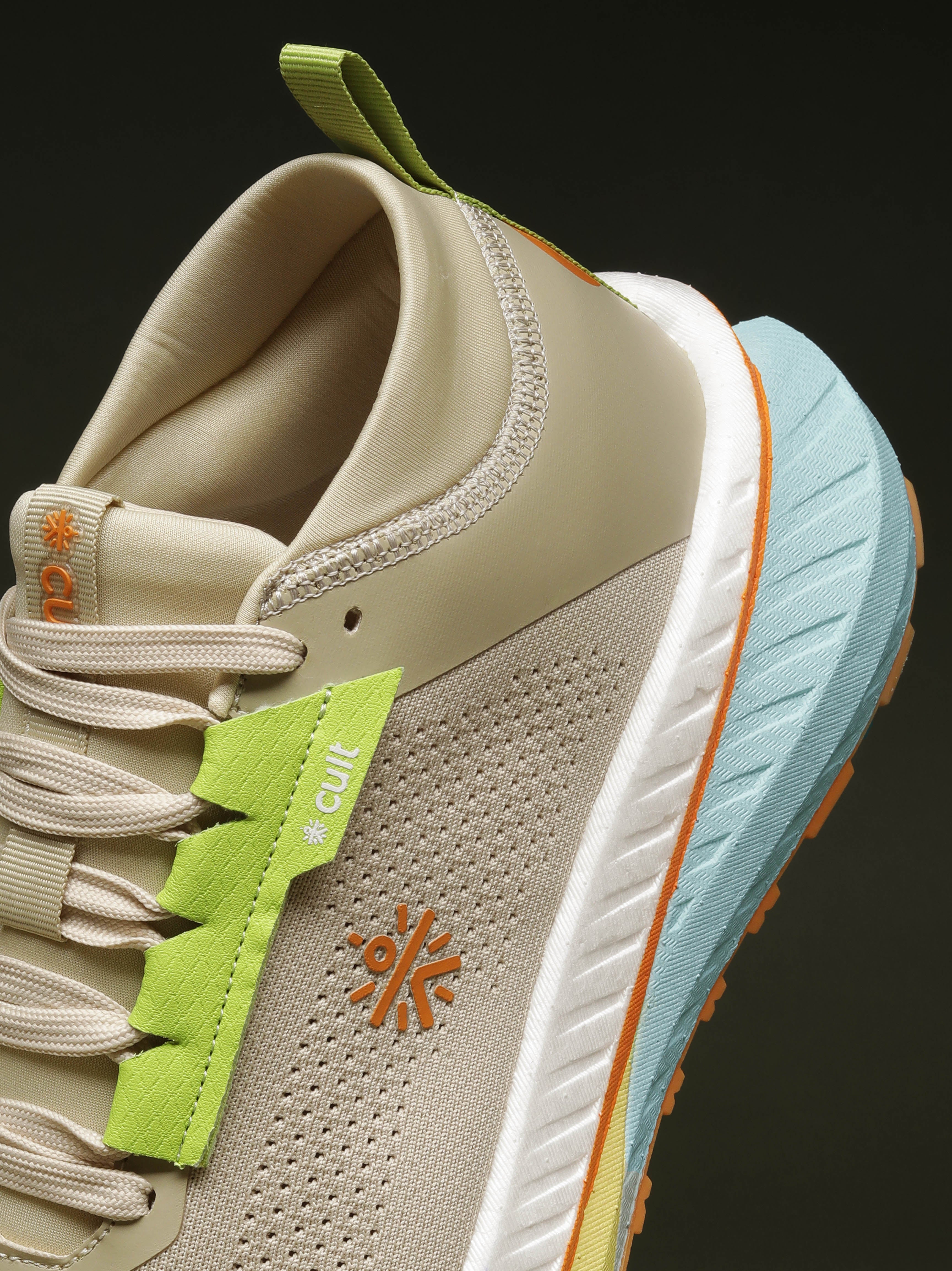 cult Men's GlideMax Running Shoes - Beige