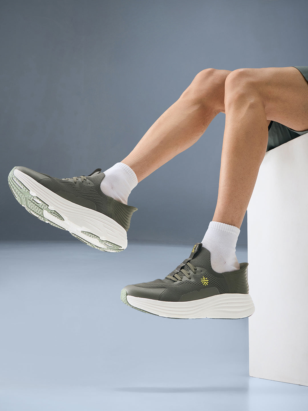 cult Men's PowerShift Walking Shoes - Olive