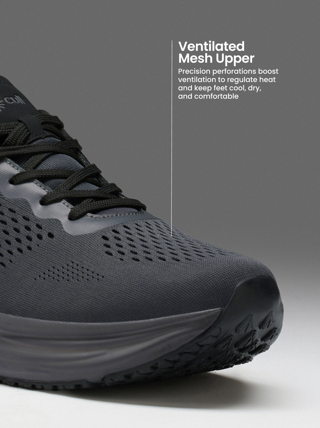 cult Men's StridePro Running Shoes - D.Grey
