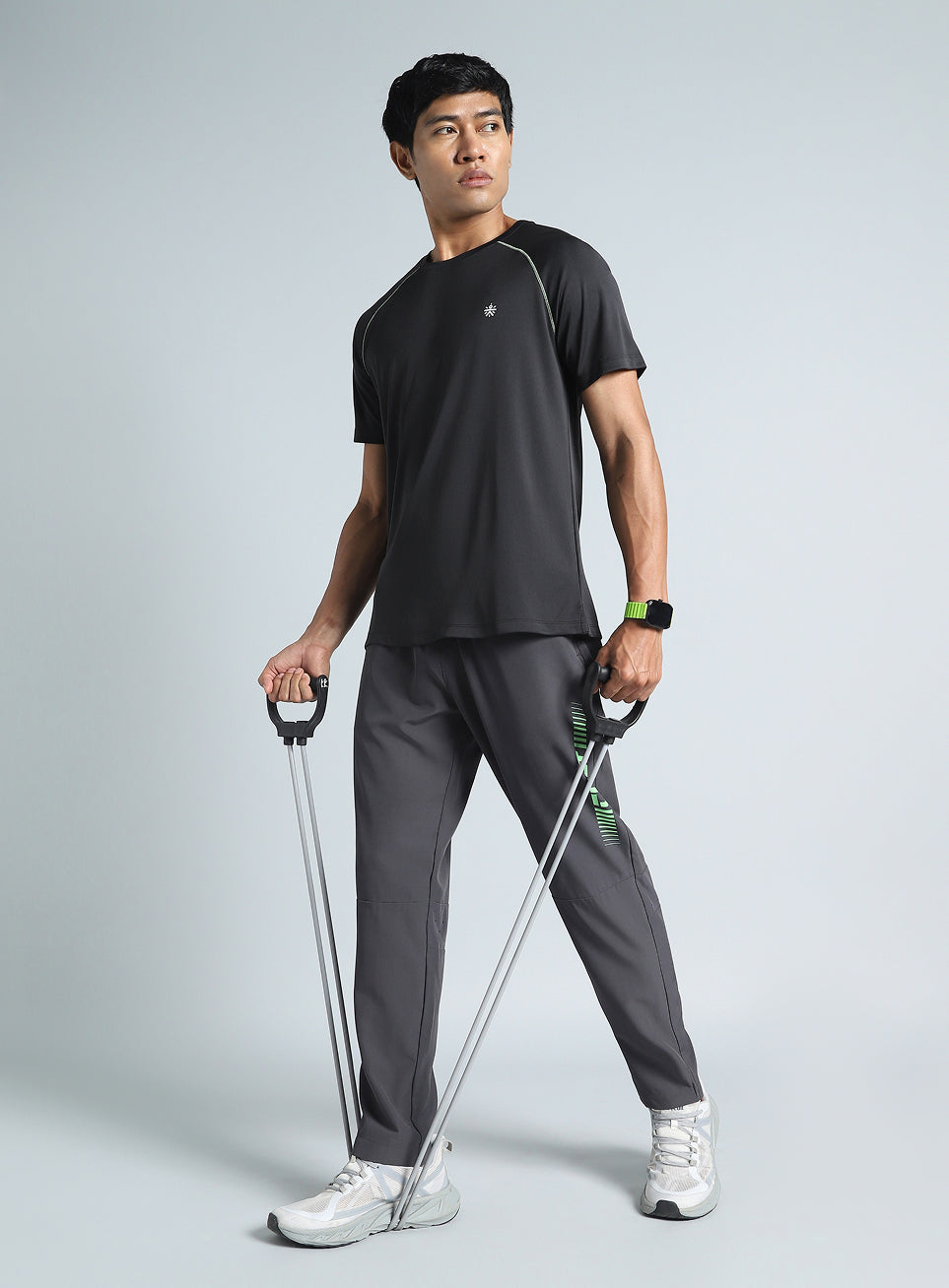 Men's Black All Day Active Recycled Poly Performance T-shirt