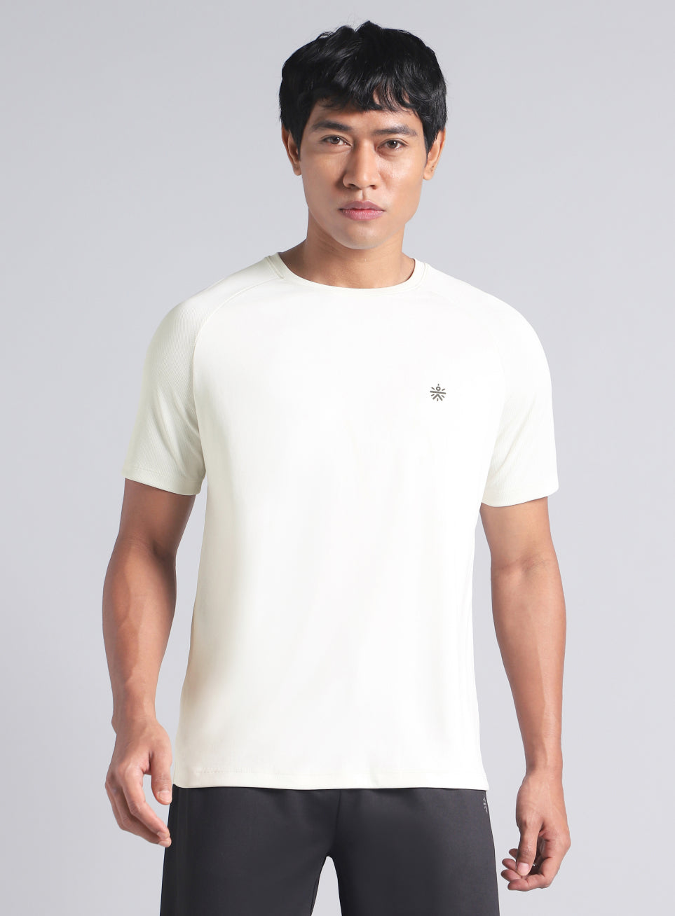 Men's Off White Training Essential Recycled Poly T-shirt