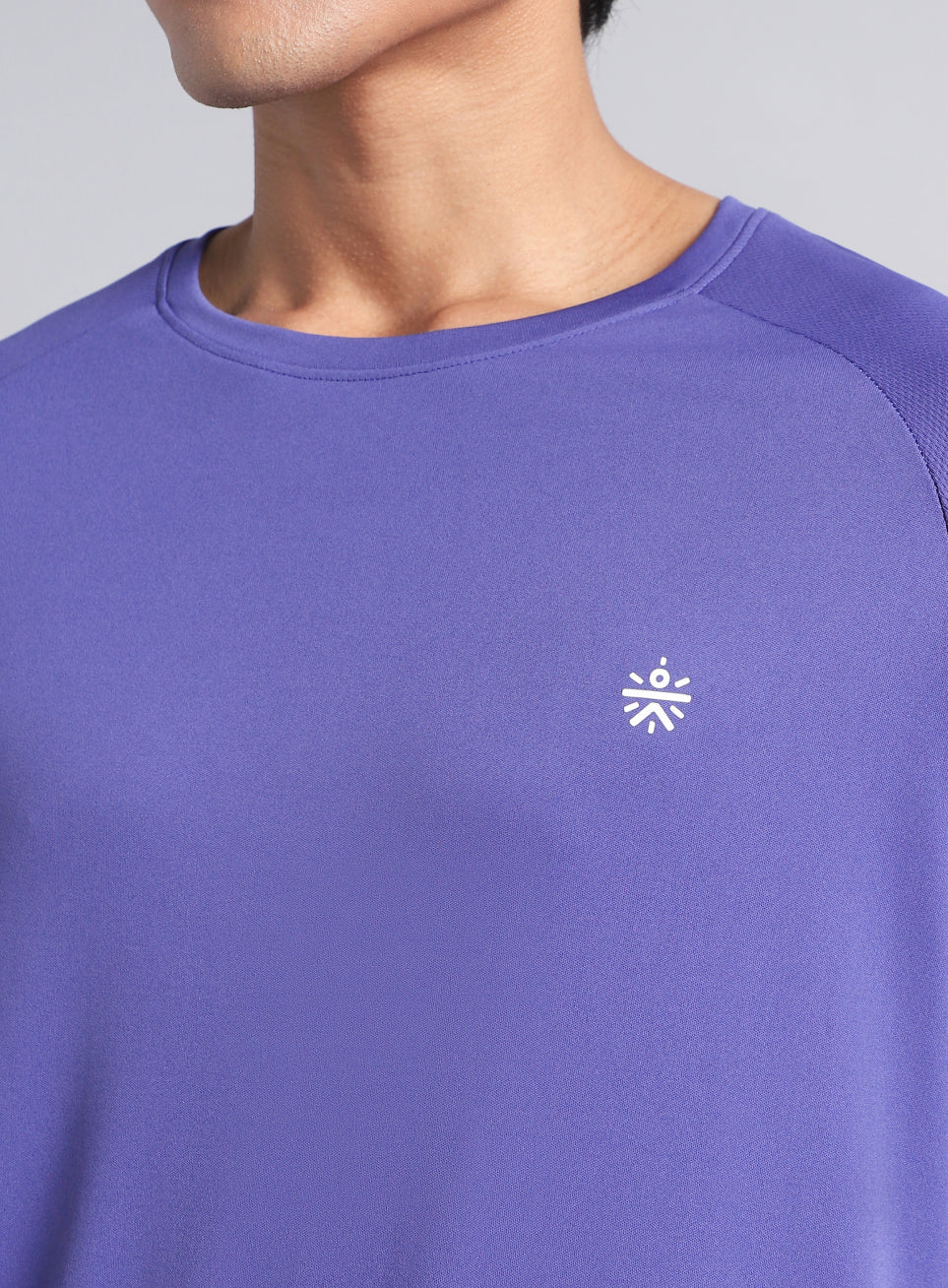 Men's Purple Training Essential Recycled Poly T-shirt