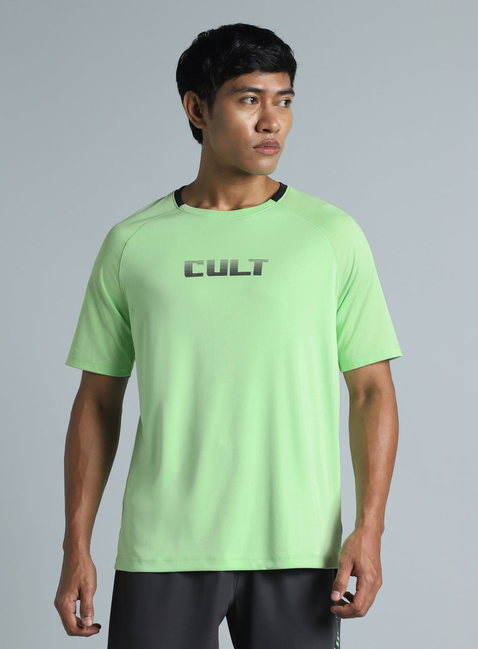 Men's Lime HIIT Recycled Poly Performance T-shirt