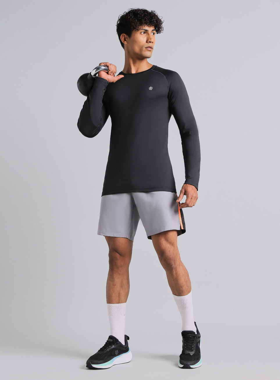 Men's Black Build Up Performance Recycled Poly T-shirt