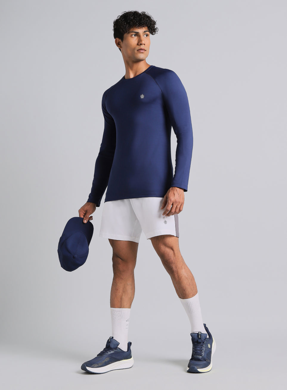 Men's Navy Build Up Performance Recycled Poly T-shirt