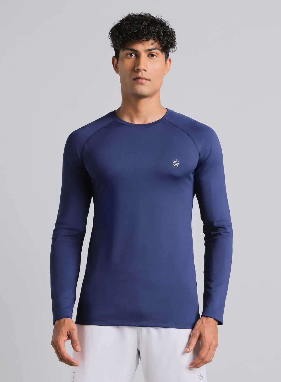 Men's Navy Build Up Performance Recycled Poly T-shirt