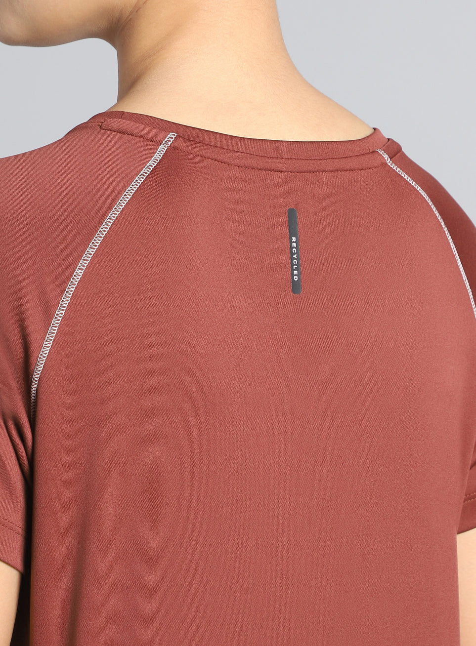 Women's Brown HIIT Recycled Poly Performance T-shirt