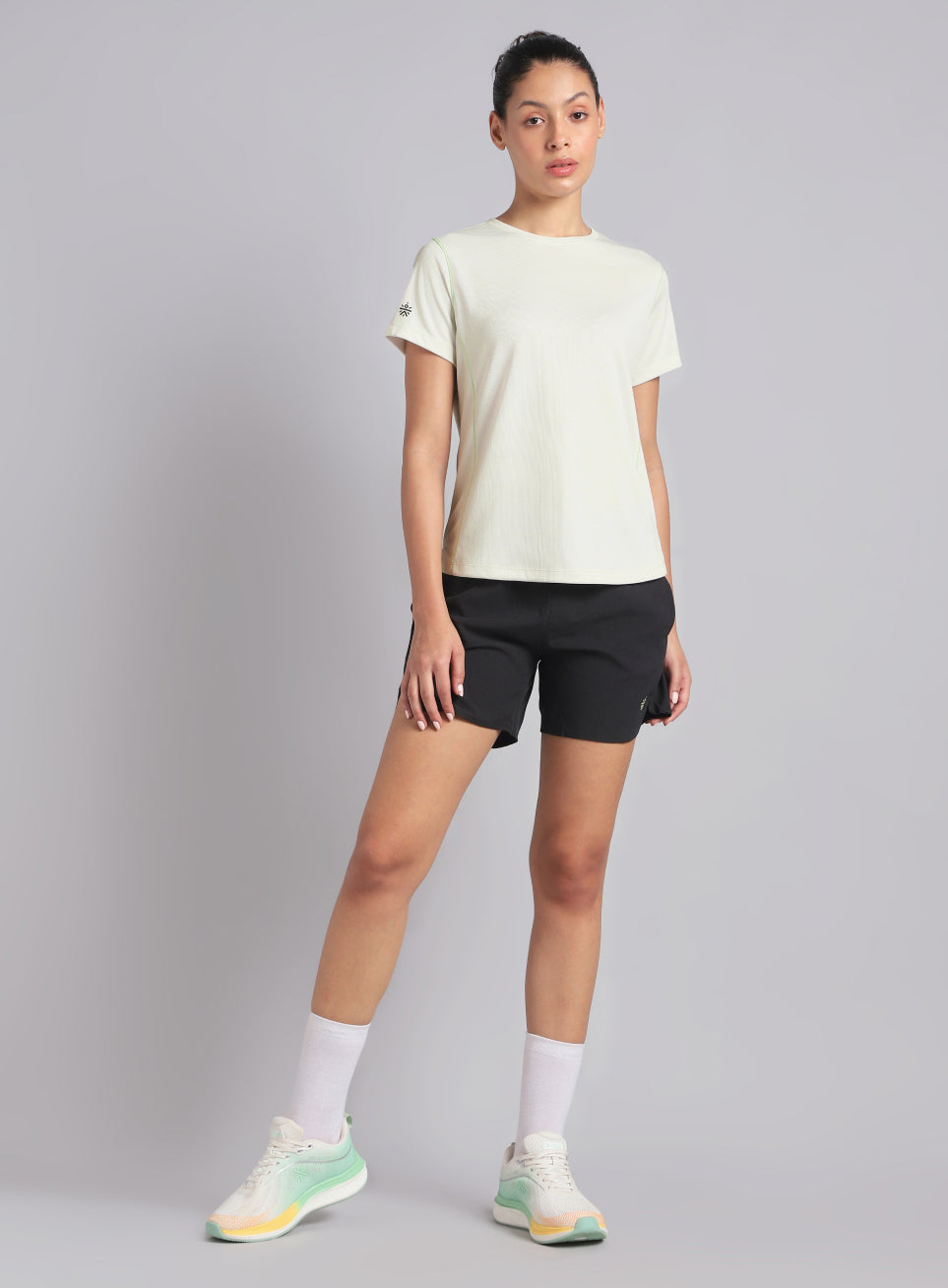 Women's Off White Training Essential Recycled Poly T-Shirt